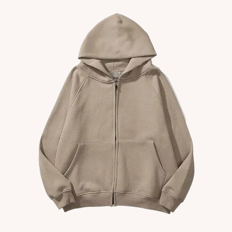 UG Plain Zip-Up Hoodie