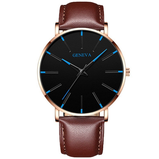 Minimalist Stainless Steel Mens Watch