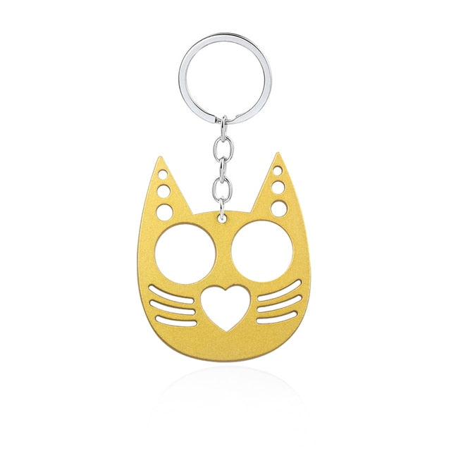 Cute Cat Self Defense Keychain