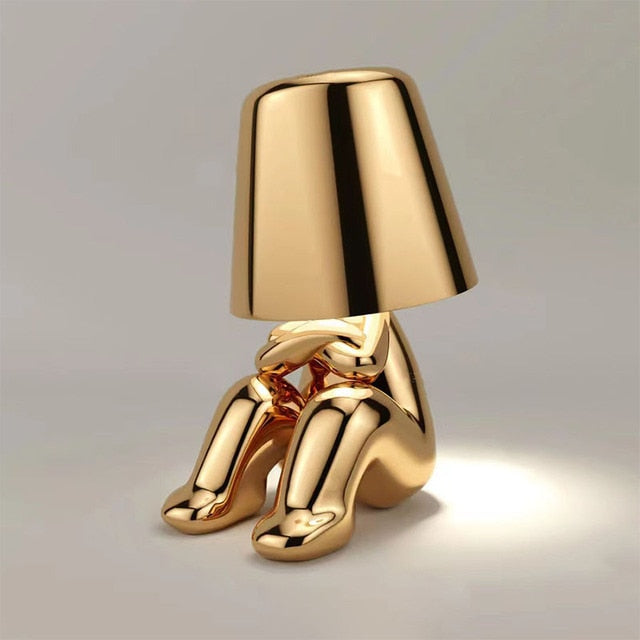 Italy Little Golden Man LED Table Lamp