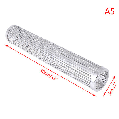 BBQ Stainless Steel  Perforated Mesh Smoker Tube