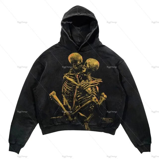 Punk Wind Ninja Printed Hoodies