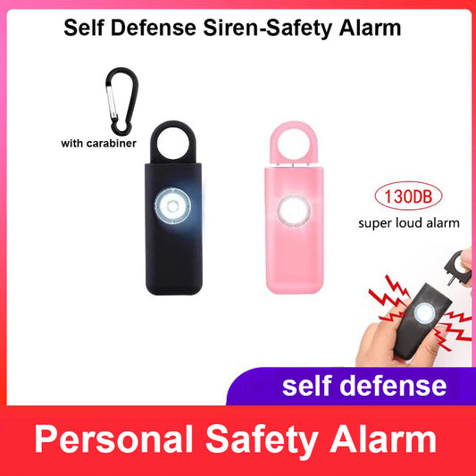 LED Light Keychain with Alarm