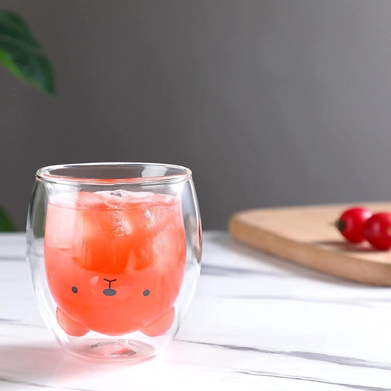 Double-layer Glass Mug