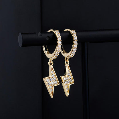 Lightning Dangling Earrings