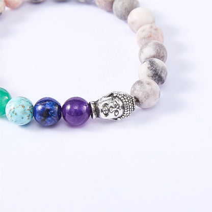 Zebra Jasper Stone Chakra Bracelet