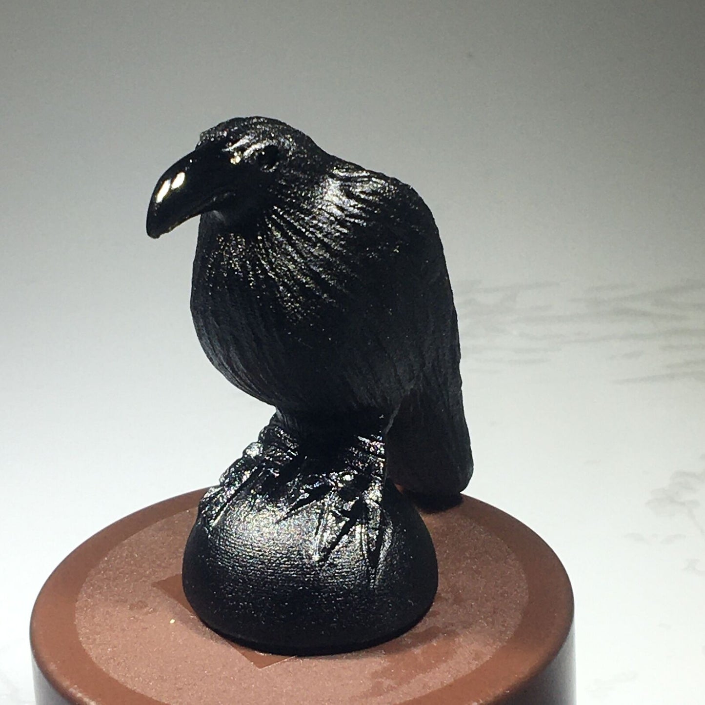 Crystal Crow Figurine