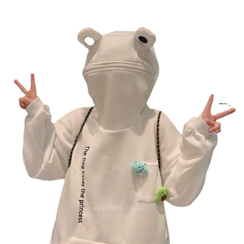 Unisex Frog Zipper Hoodie