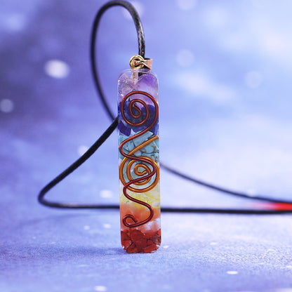 Rainbow Chakra Energy Necklace