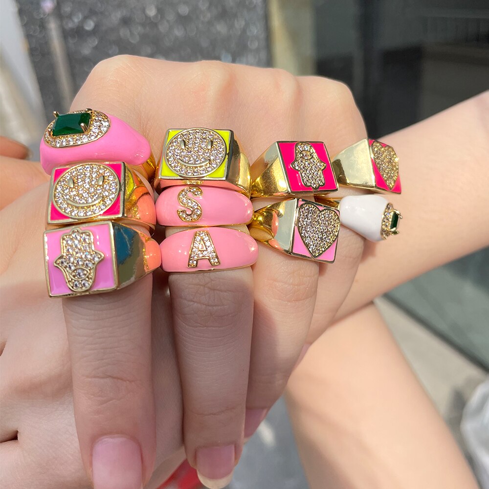 Colorful Sweet Trendy Ring