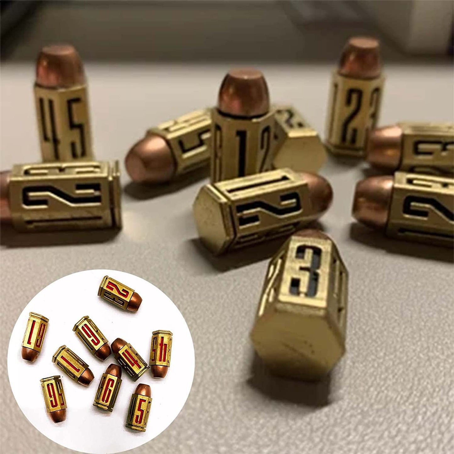 Bullet Dice Game Ornament