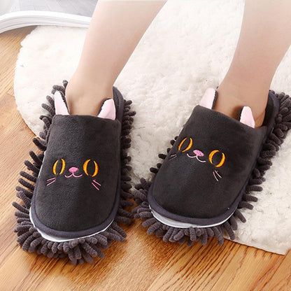 Washable Dust Mop Slipper Shoes