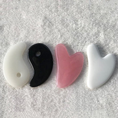 Heart Shape SPA Massage Beeswax  Scraper