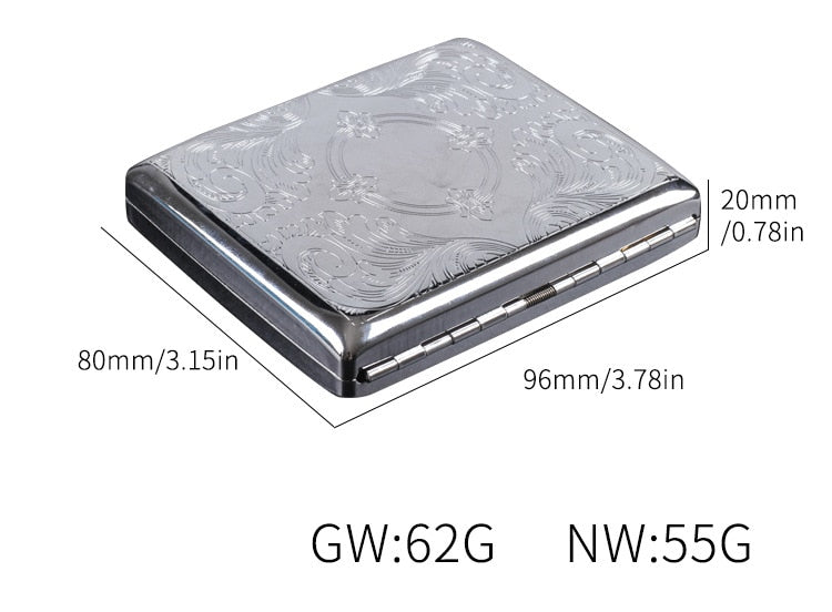 Portable Metal Cigarette Case