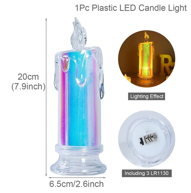 Crystal LED Table Night Lamp