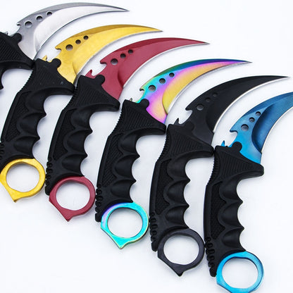 Three-eye Pure color Claw Knife