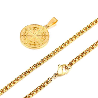 Men's Compass Necklaces