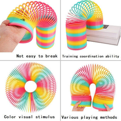 Rainbow Circle Coil Stress Relief Fidget Toys