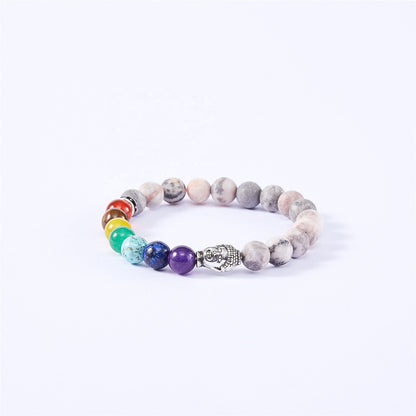 Zebra Jasper Stone Chakra Bracelet