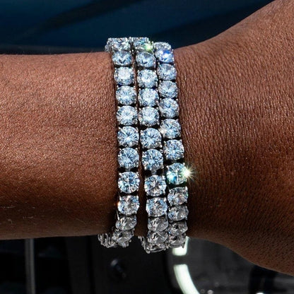 Iced Out Crystal Tennis Bracelet