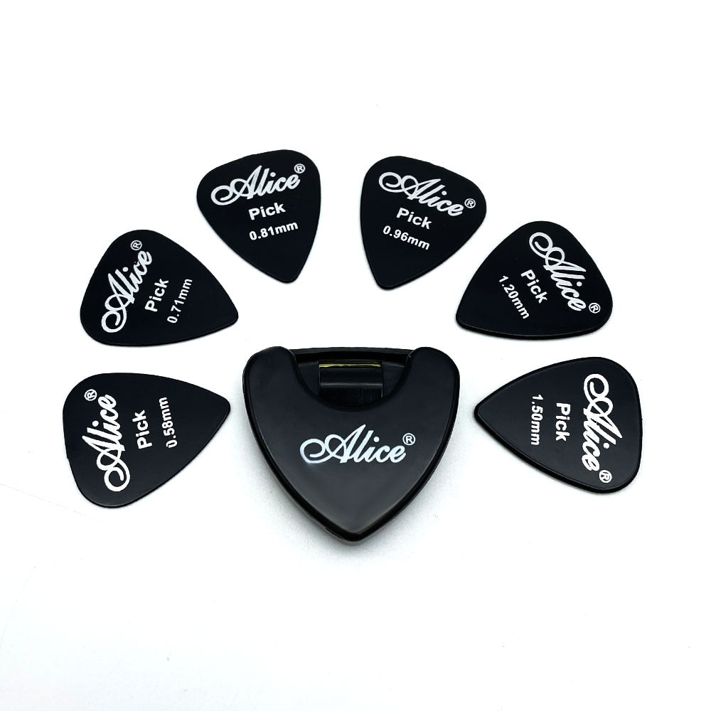 6 Guitar Picks + 1 Holder Case