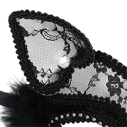 Lace Cats Eye Mask