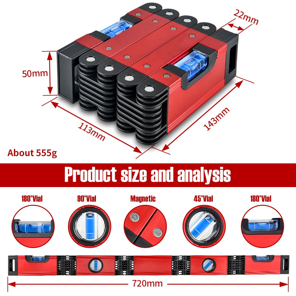 Multi-Function Foldable Level