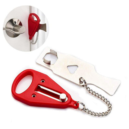 Portable Hotel Door Lock  Self-Defense Door Stop