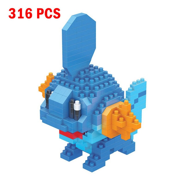 Small Building Blocks Cartoon Animals