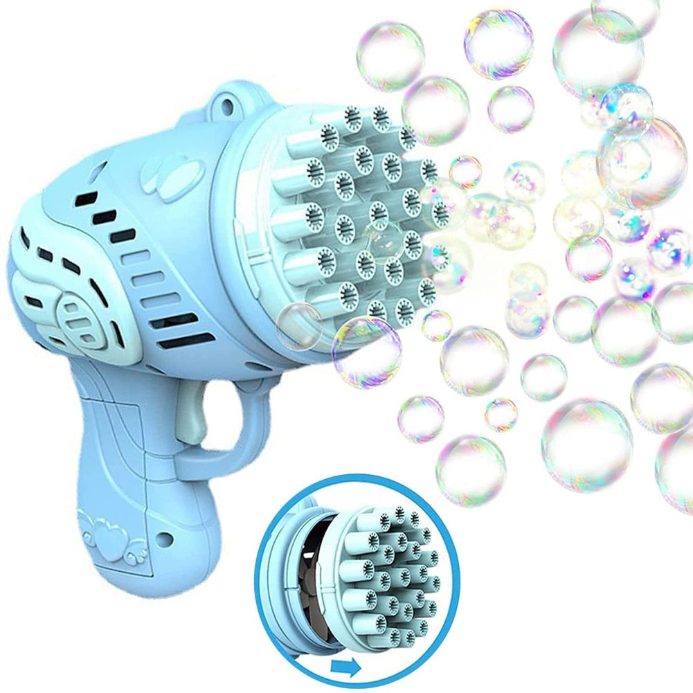 Bubble Gun Electric Automatic Soap Rocket